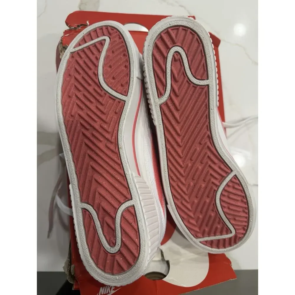 Women Nike Court Legacy Lift Lifestyle Sneakers Shoes White/Sea Coral DM7590-102